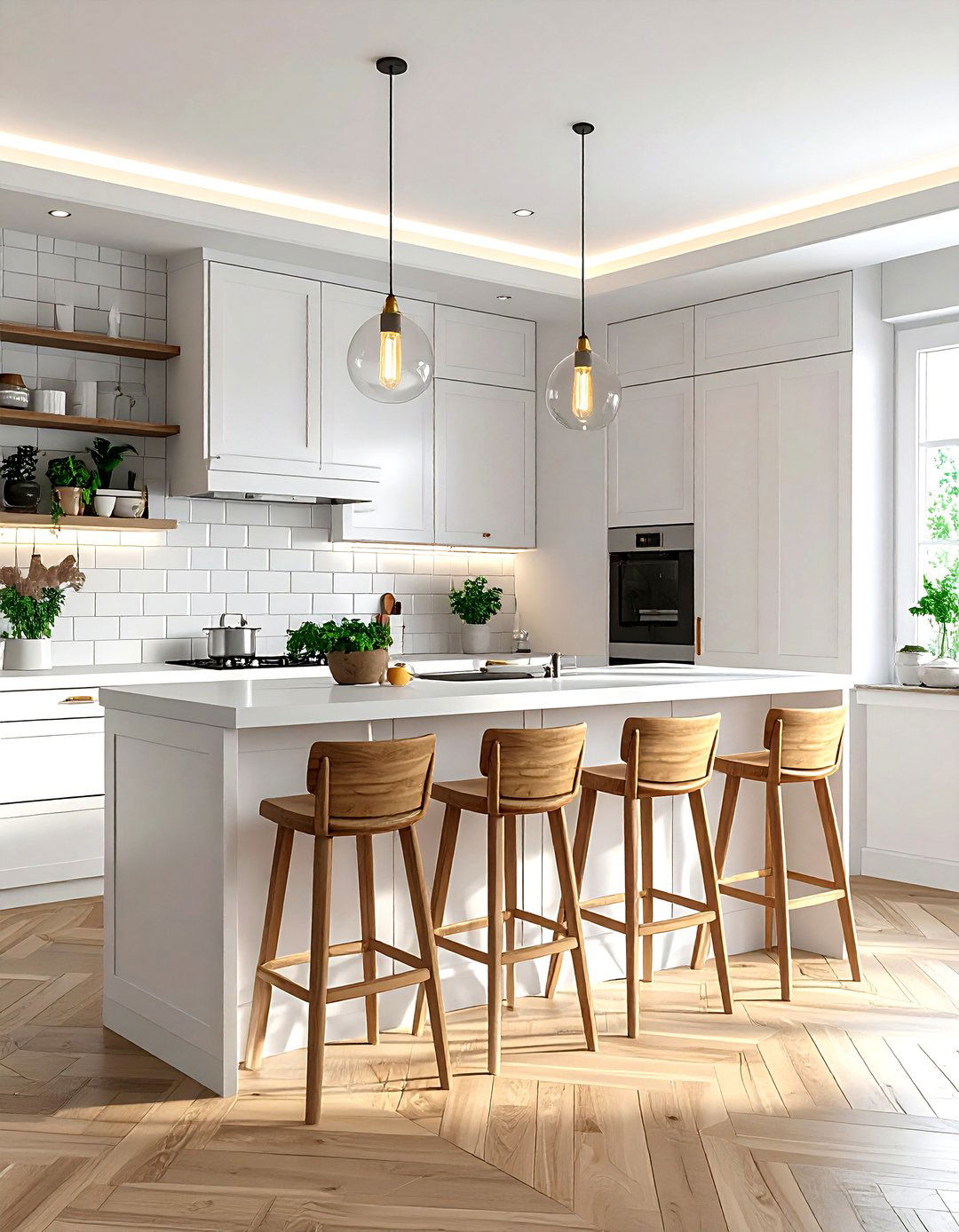 Kitchen peninsula counter - 30 kitchen furniture placement