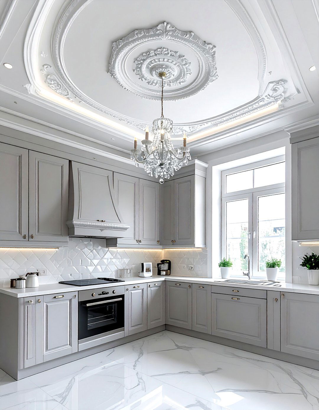 Kitchen plaster ceiling - 30 kitchen ceiling ideas