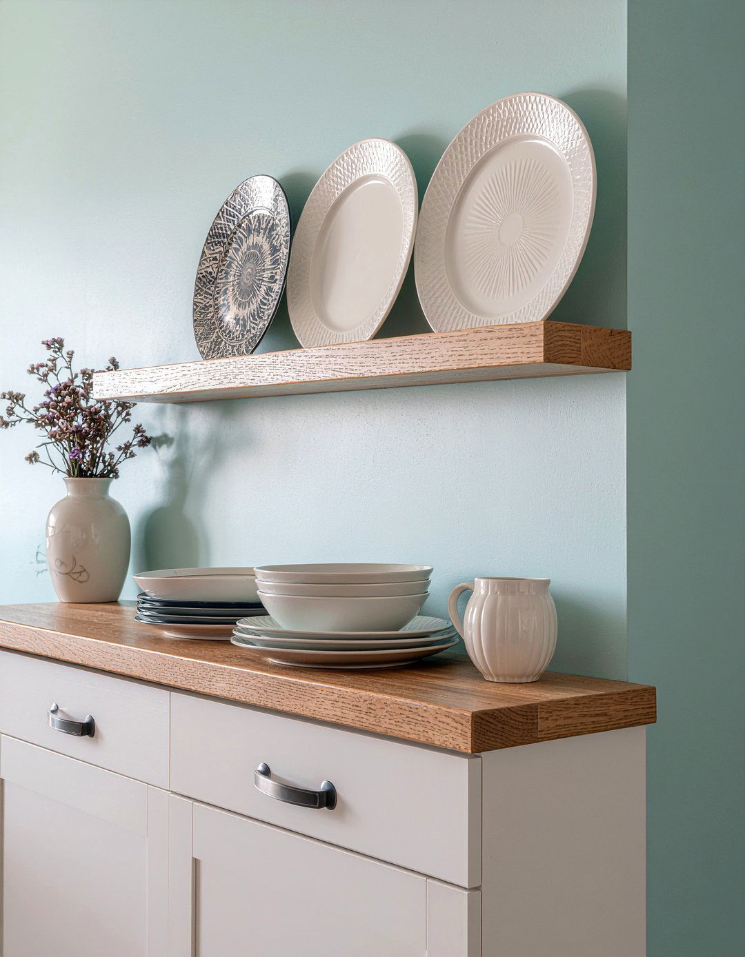 Kitchen plate rail - 30 kitchen molding ideas