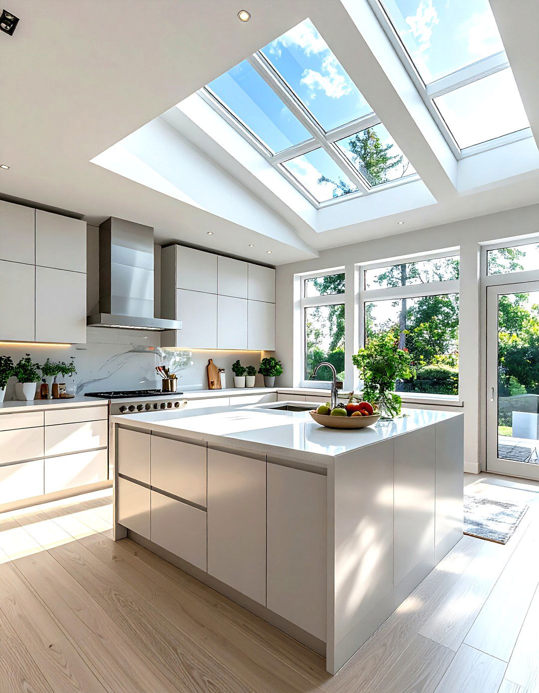 Kitchen skylight addition - 30 kitchen addition ideas