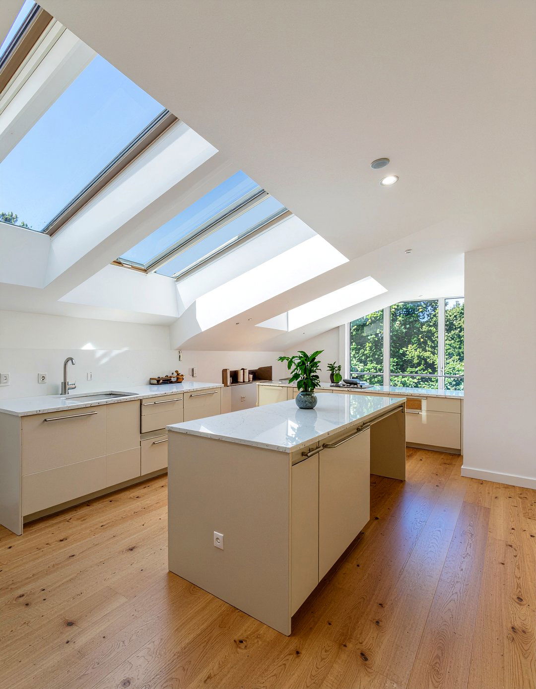 Kitchen skylights - 30 kitchen expansion ideas