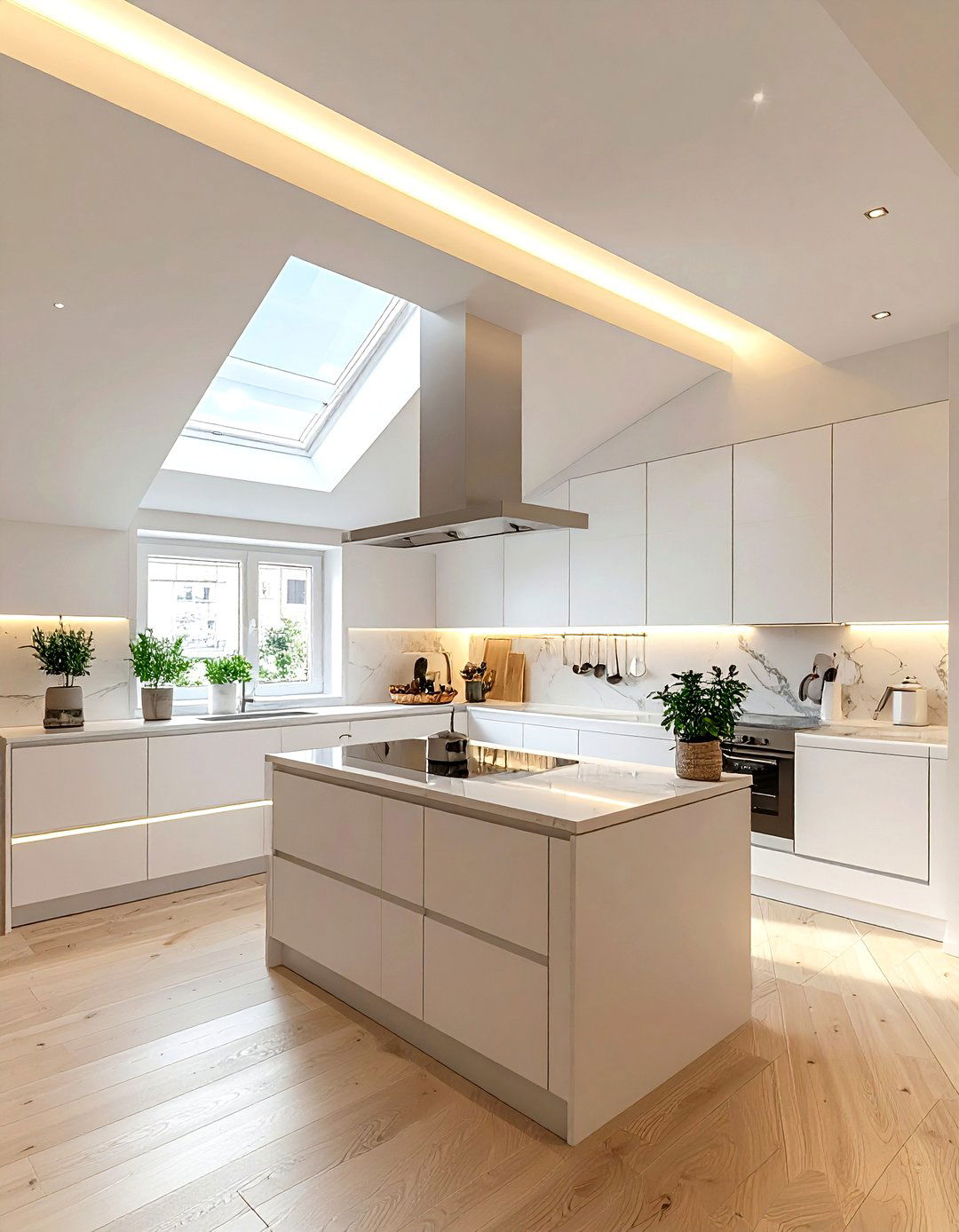 Kitchen sloped ceiling - 30 kitchen ceiling ideas