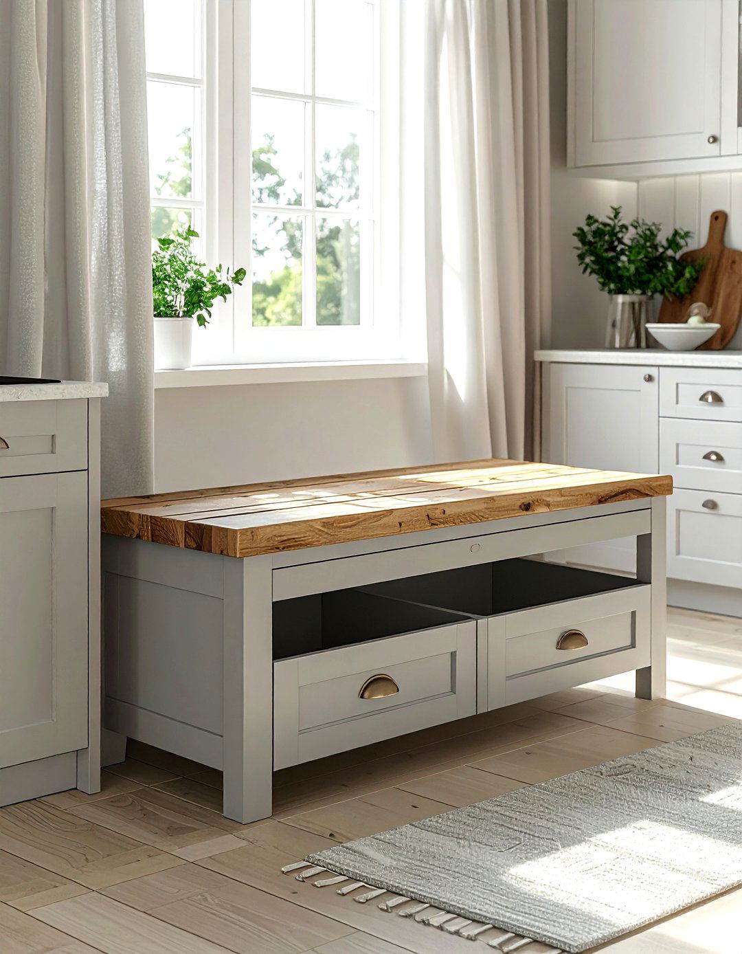 Kitchen storage bench - 30 kitchen furniture ideas