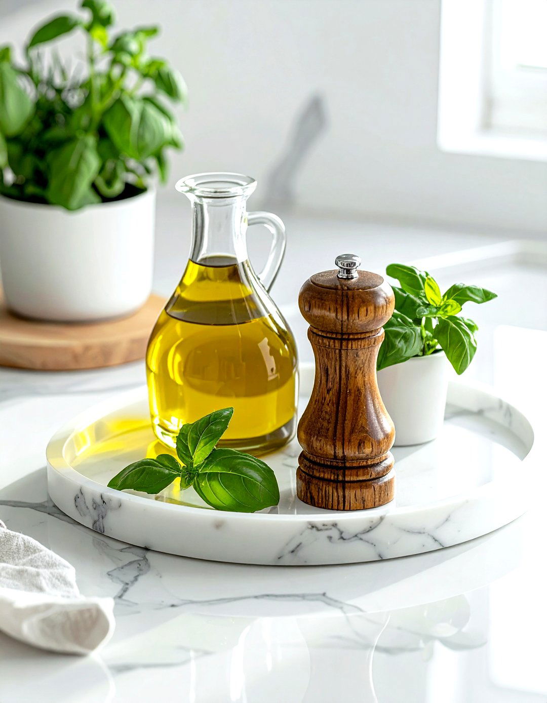 Kitchen tray decor - 30 decor finishing touch ideas