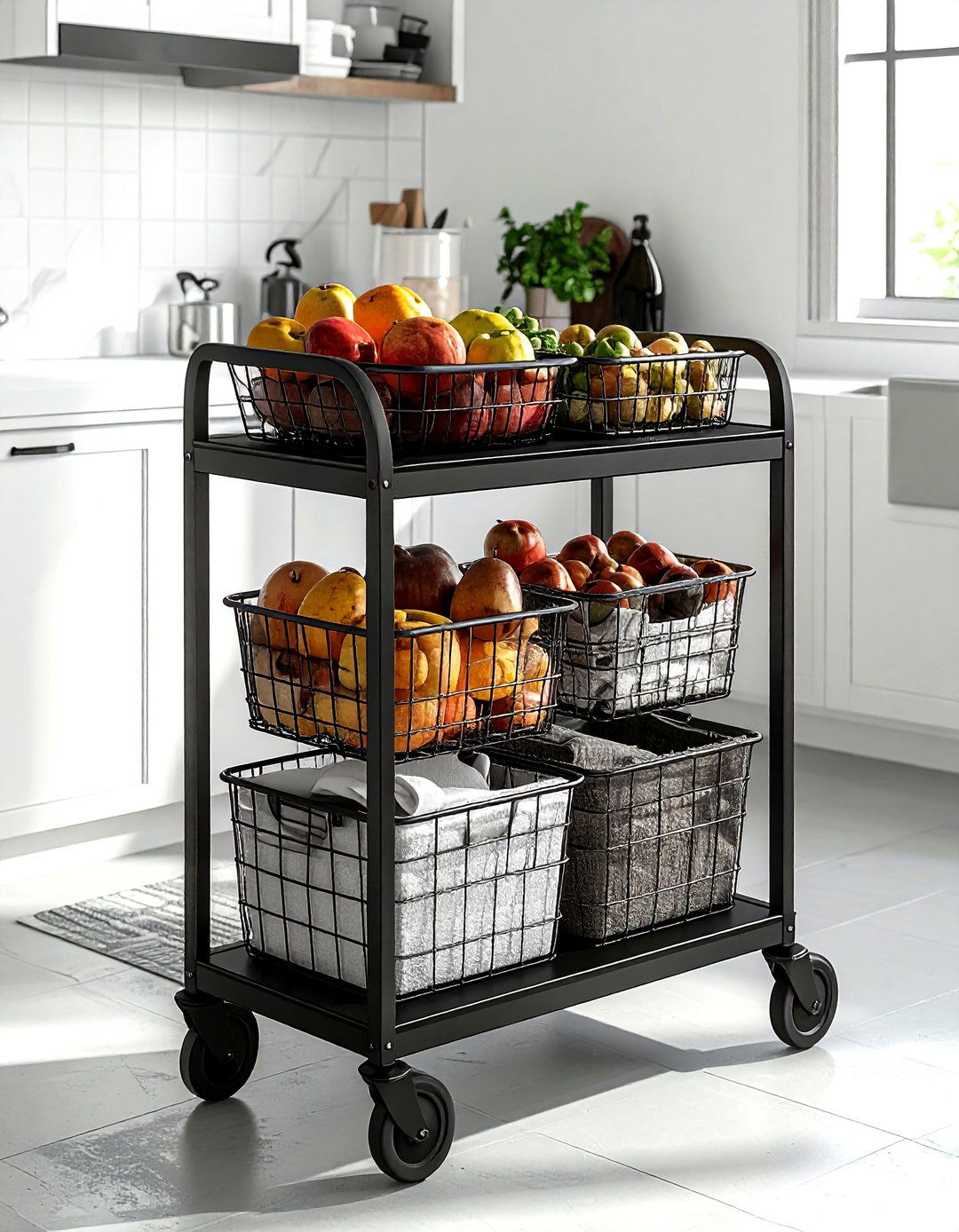 Kitchen utility cart - 30 kitchen furniture ideas