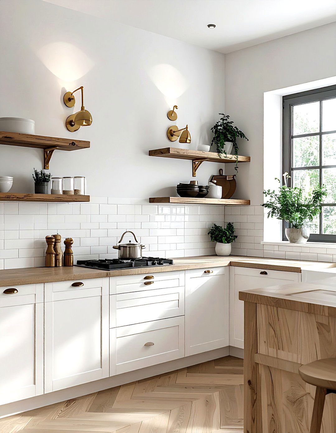 Kitchen wall sconce - 30 kitchen ambient lighting ideas