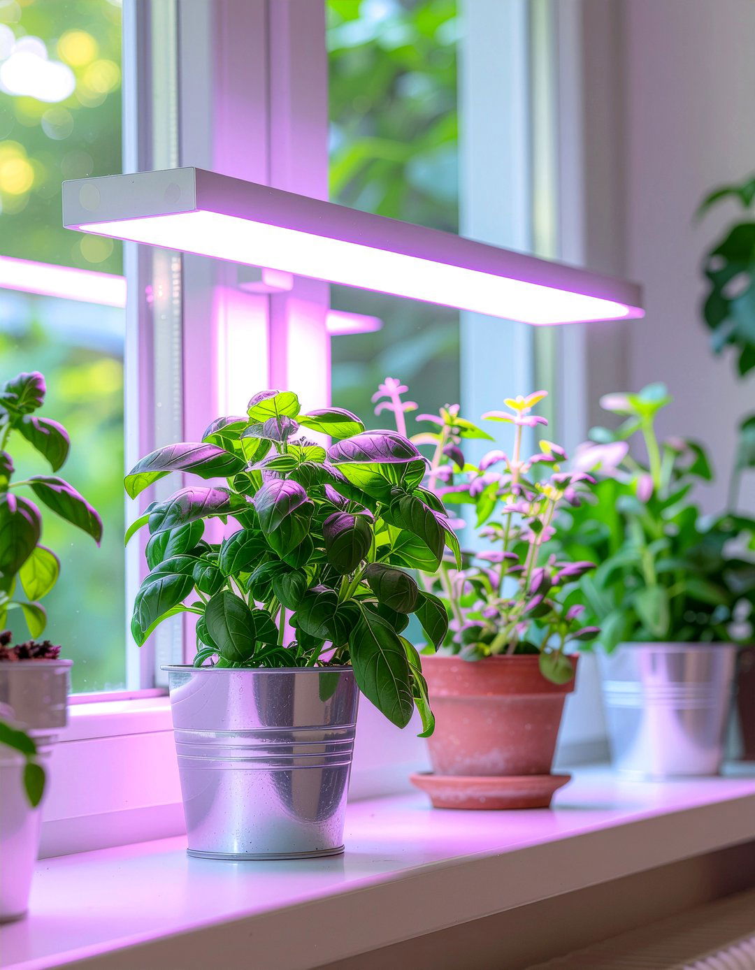 Kitchen window herb garden lighting - 30 kitchen window herb garden ideas