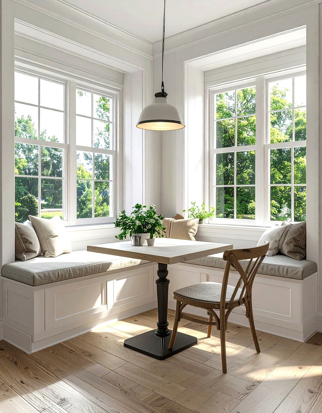 Kitchen window seat - 30 kitchen dining area ideas