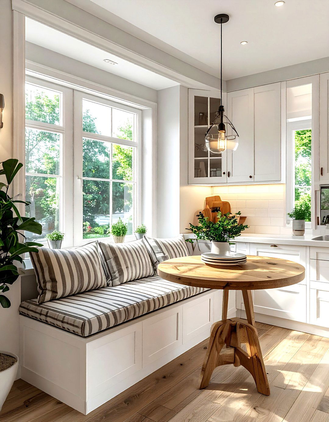 Kitchen window seat dining - 30 kitchen dining combo ideas