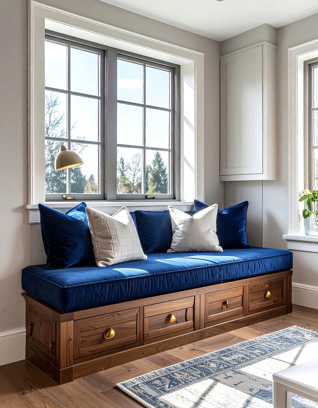 Kitchen window seat with storage - 30 window seat kitchen ideas