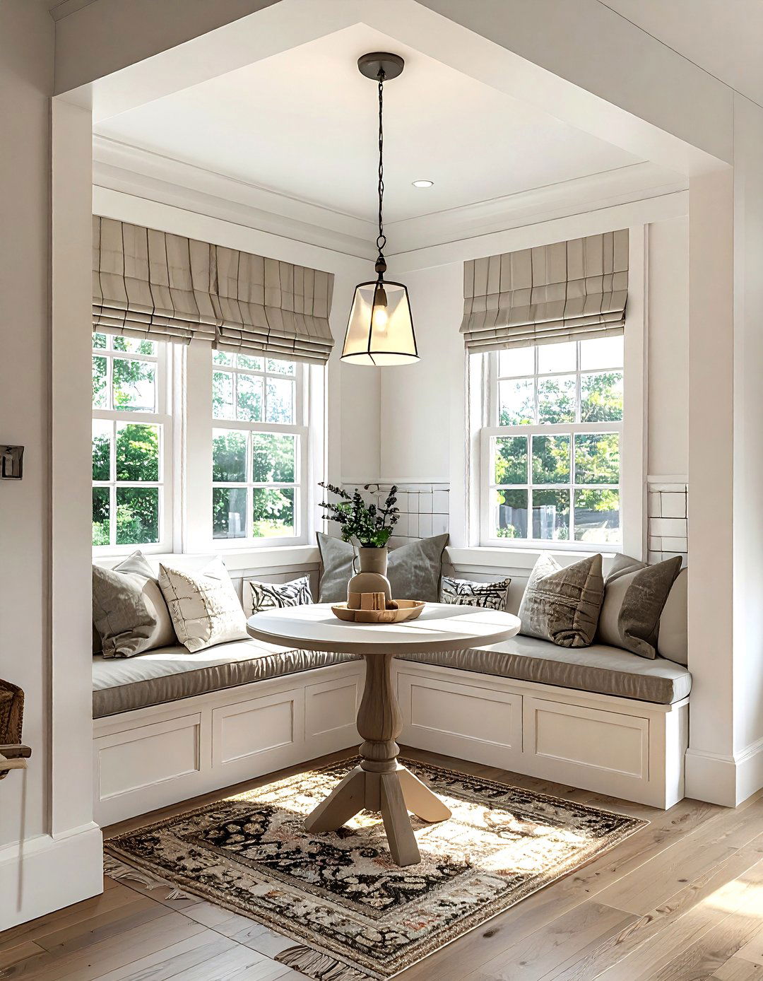 Kitchen with breakfast nook - 30 bungalow kitchen ideas