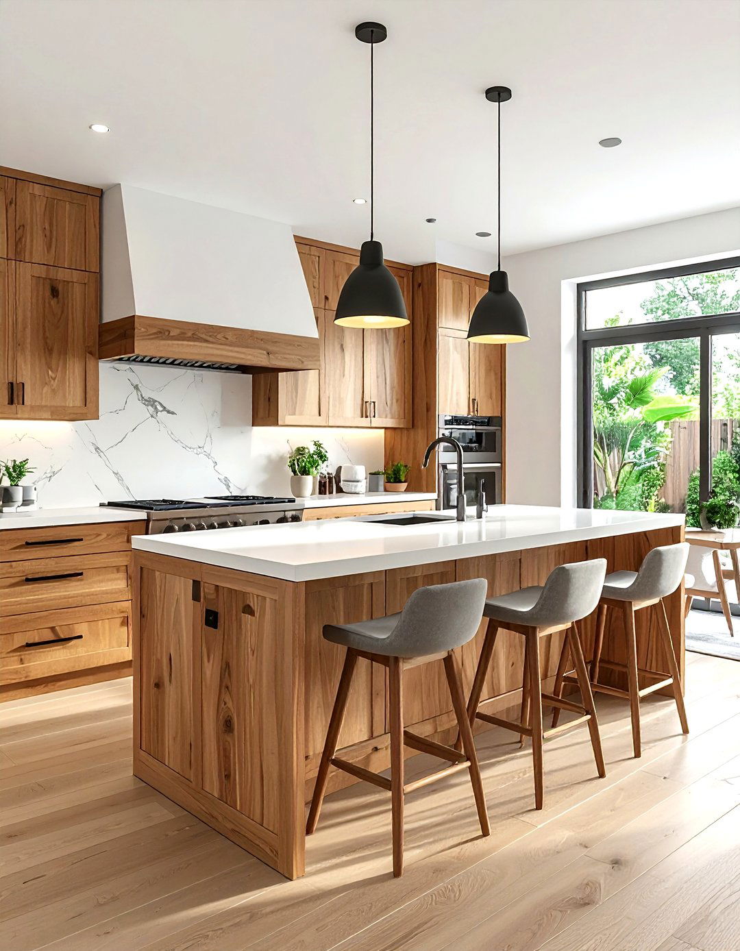 Kitchen with island - 30 bungalow kitchen ideas