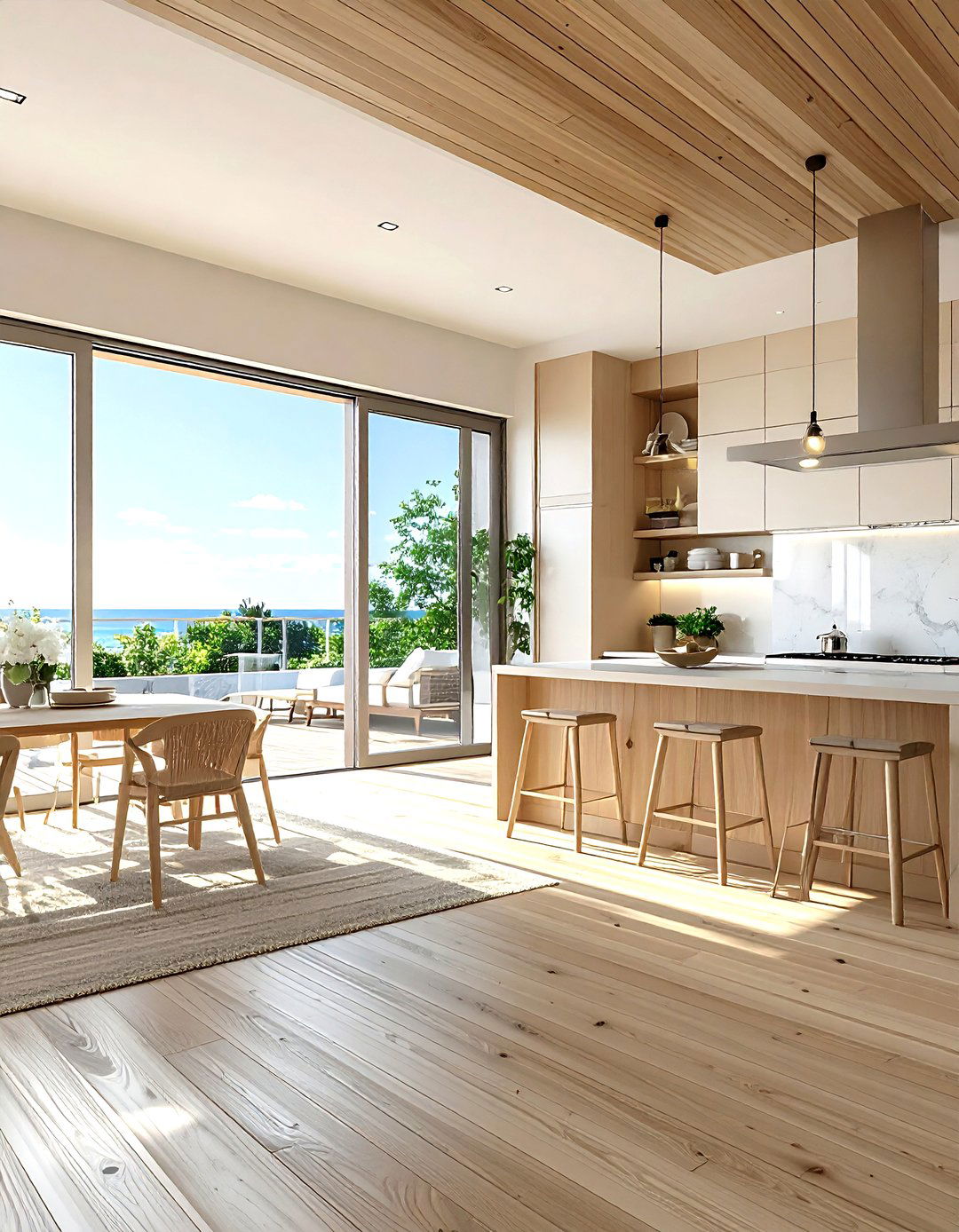 Kitchen with outdoor access - 30 kitchen reconfiguration ideas