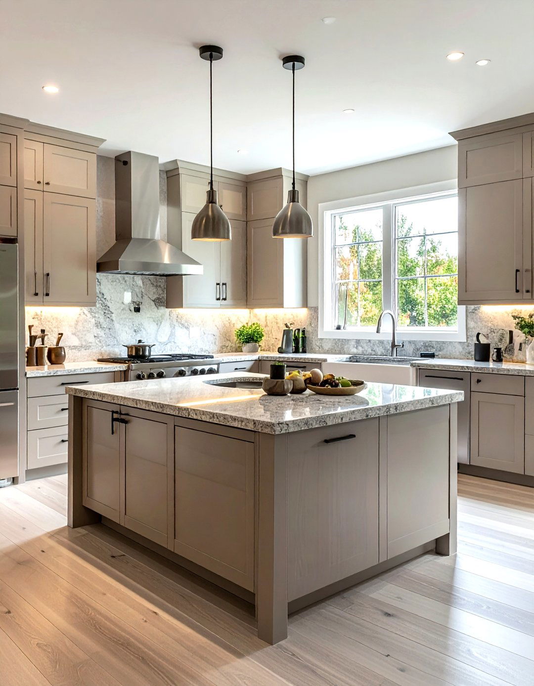 Kitchen with prep sink island - 30 kitchen reconfiguration ideas