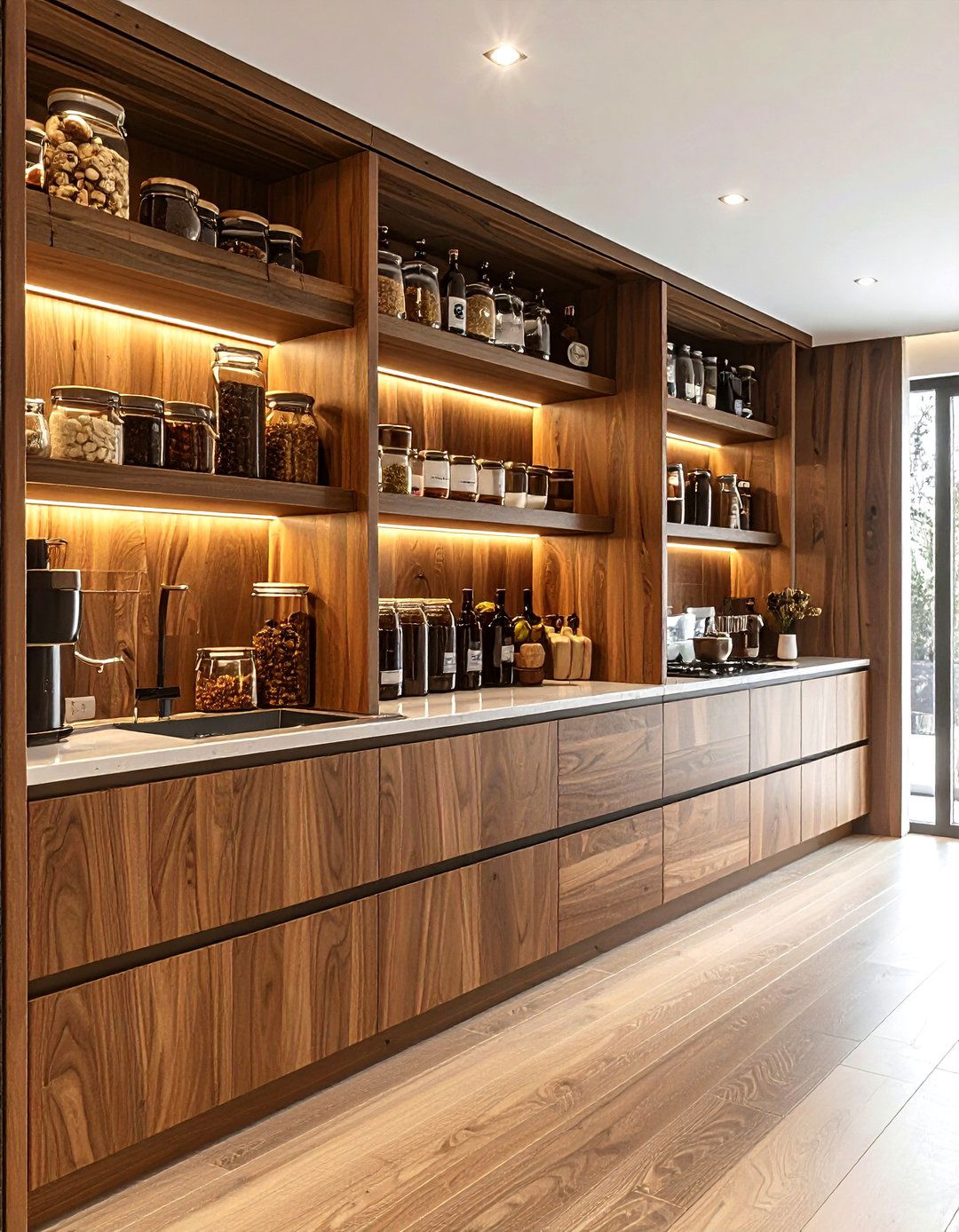 Kitchen with walk in pantry - 30 kitchen reconfiguration ideas