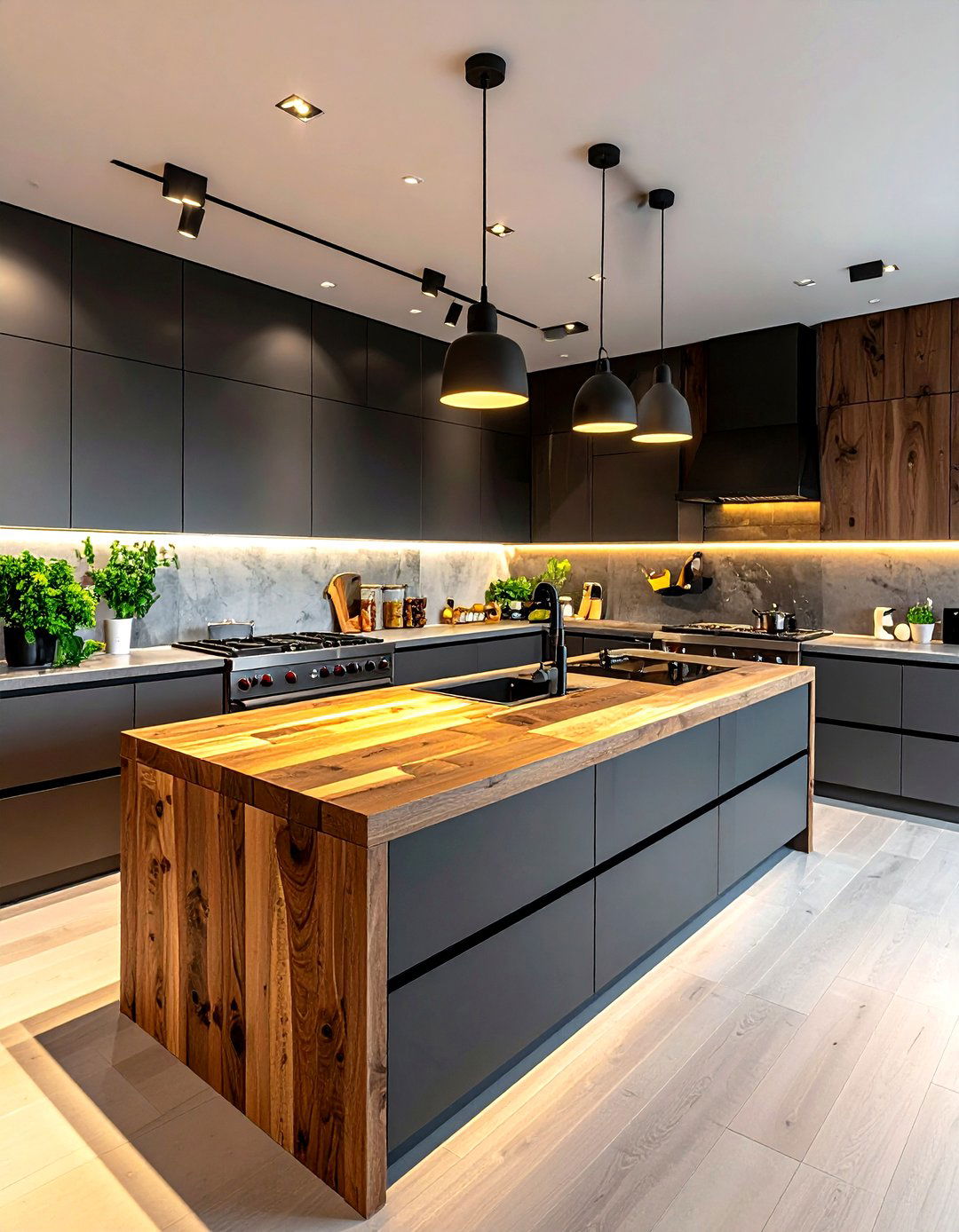 Kitchen work zones - 30 kitchen space planning ideas