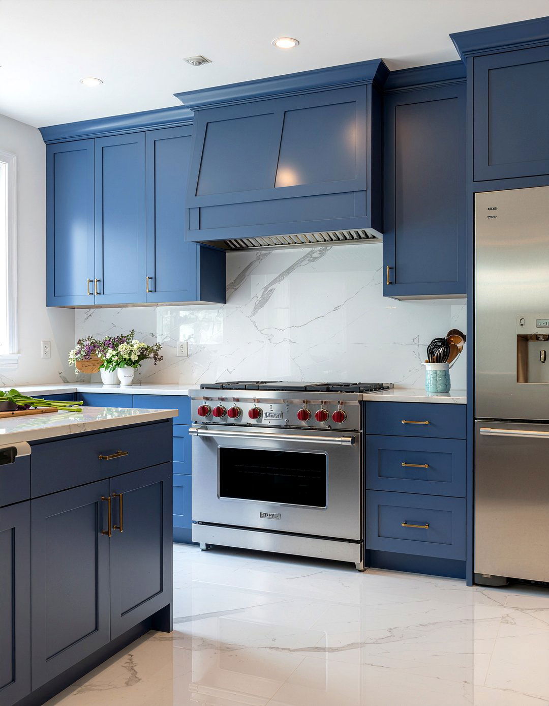 KitchenAid Blue Appliance Kitchen - 30 KitchenAid kitchen ideas