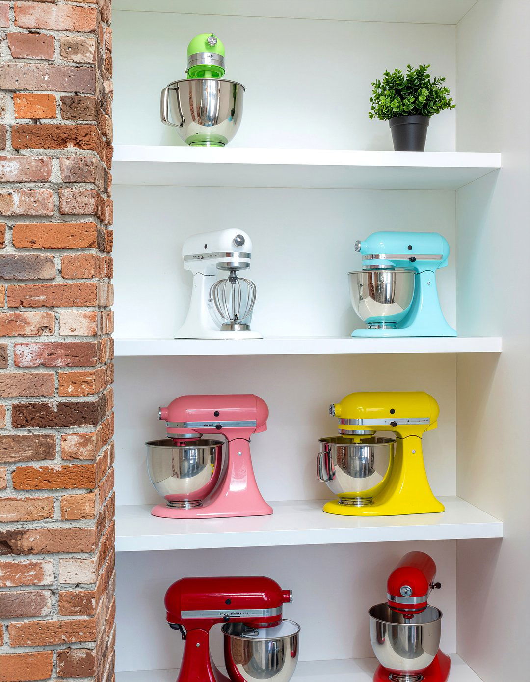 KitchenAid Open Shelving Display - 30 KitchenAid kitchen ideas