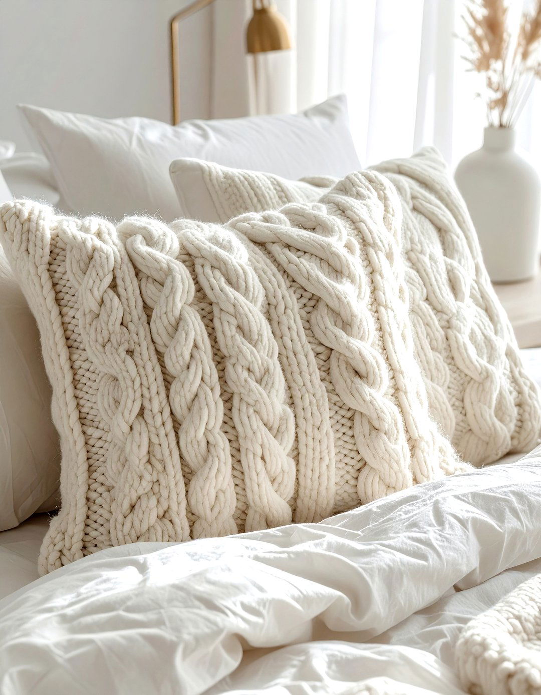 Knitted Throw Pillow - 30 throw pillow ideas