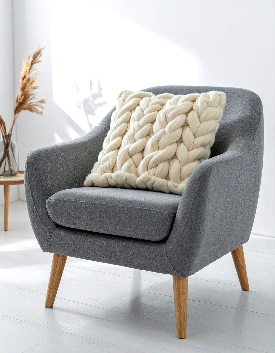 Knitted cable pillow - 30 decorative pillow ideas