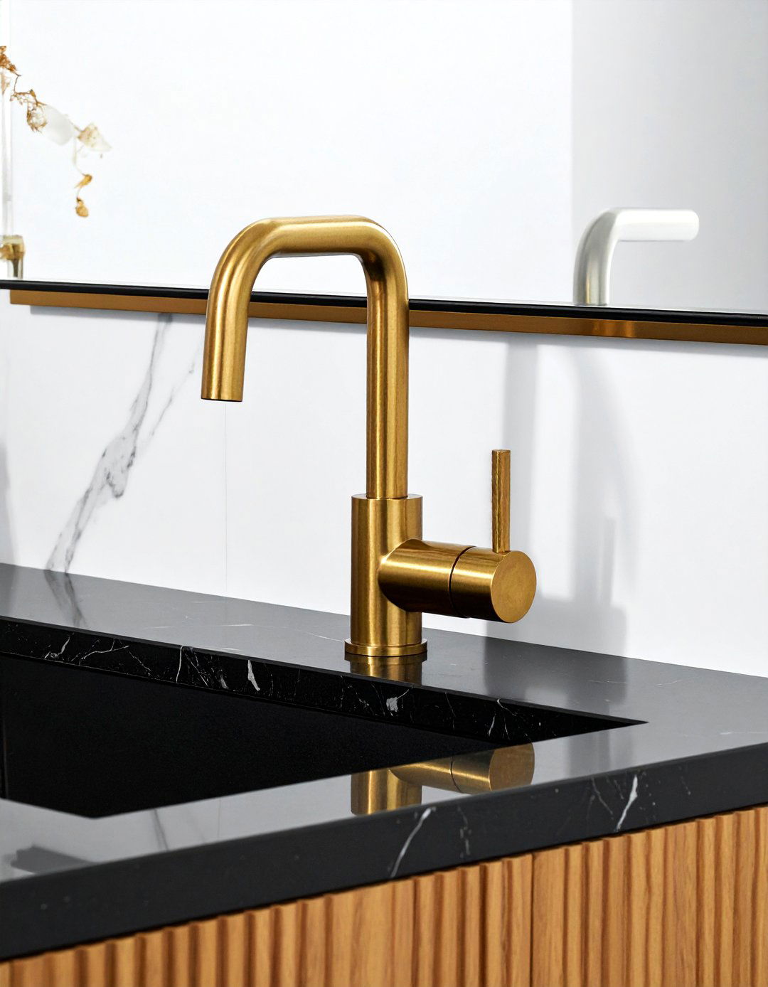 Knurled Brass Faucet - 30 brass faucet ideas