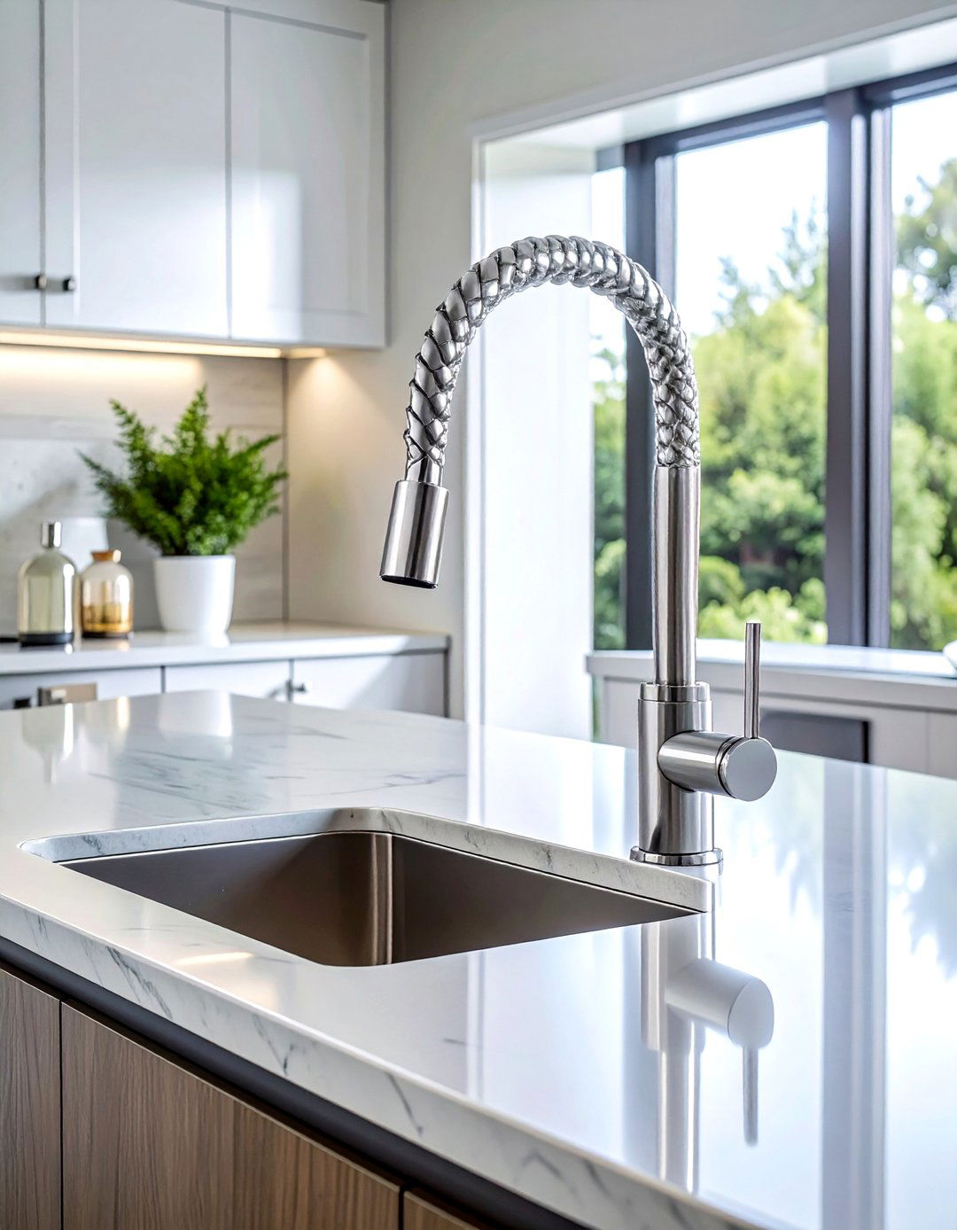 Knurled handle kitchen faucet - 30 Brizo kitchen ideas