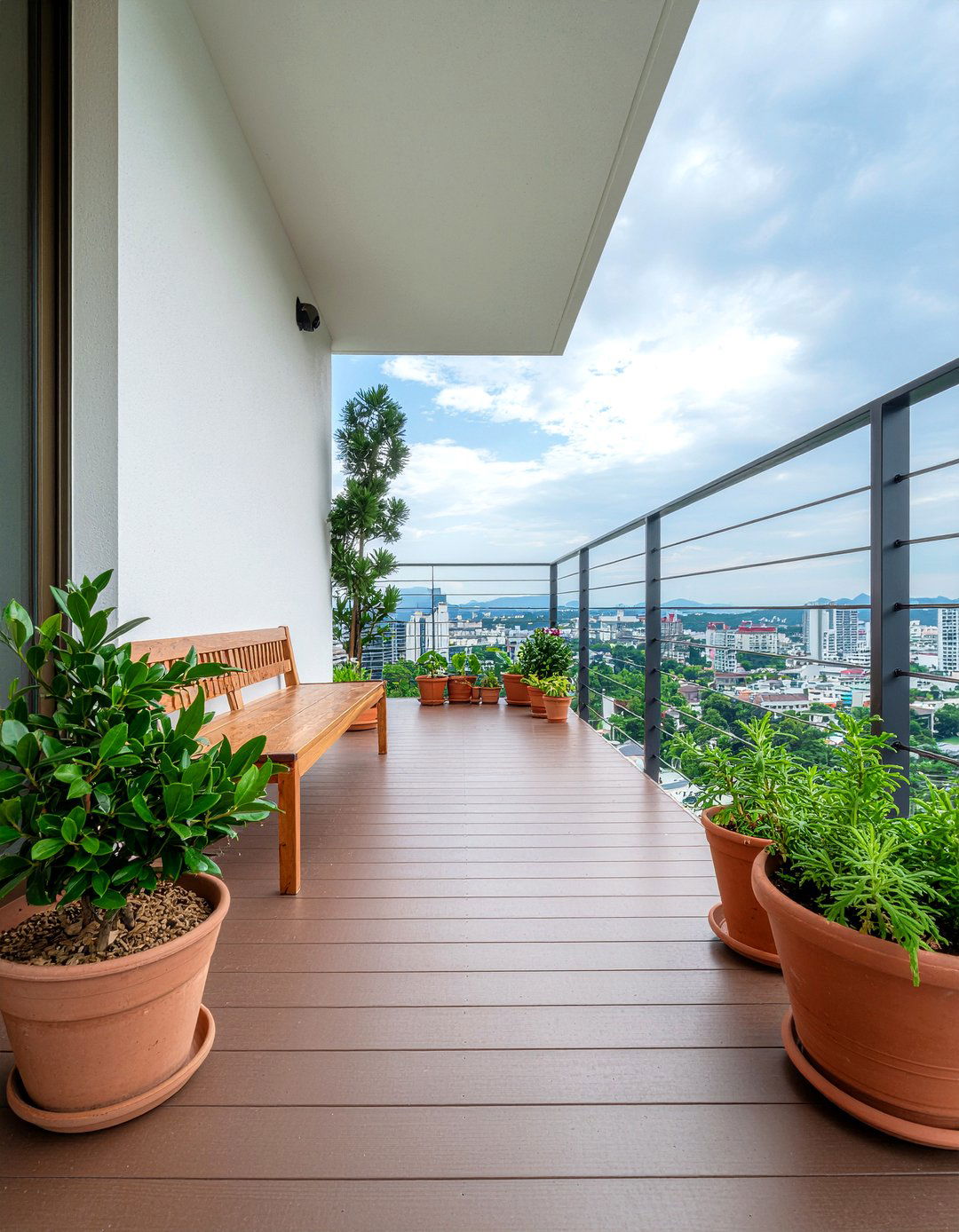 Korean balcony garden - 30 Korean living room ideas