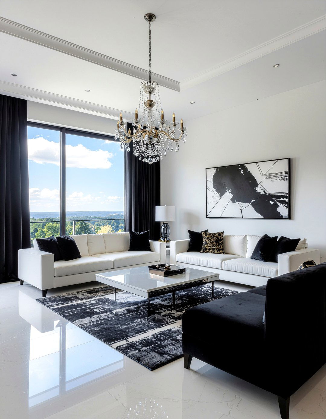 Kris Jenner modern living room - 30 celebrity living room ideas