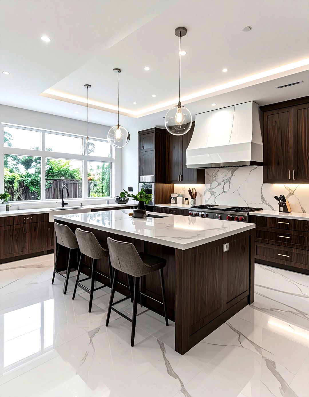 L Shaped Kitchen - 30 kitchen workflow ideas