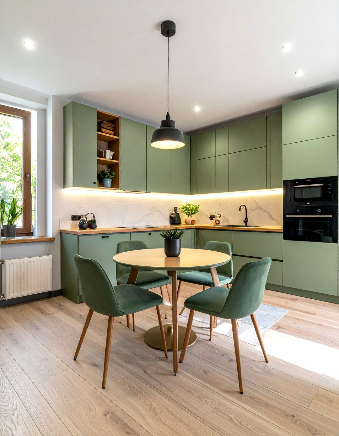 L Shaped Kitchen Floor Plan - 30 small kitchen layout ideas