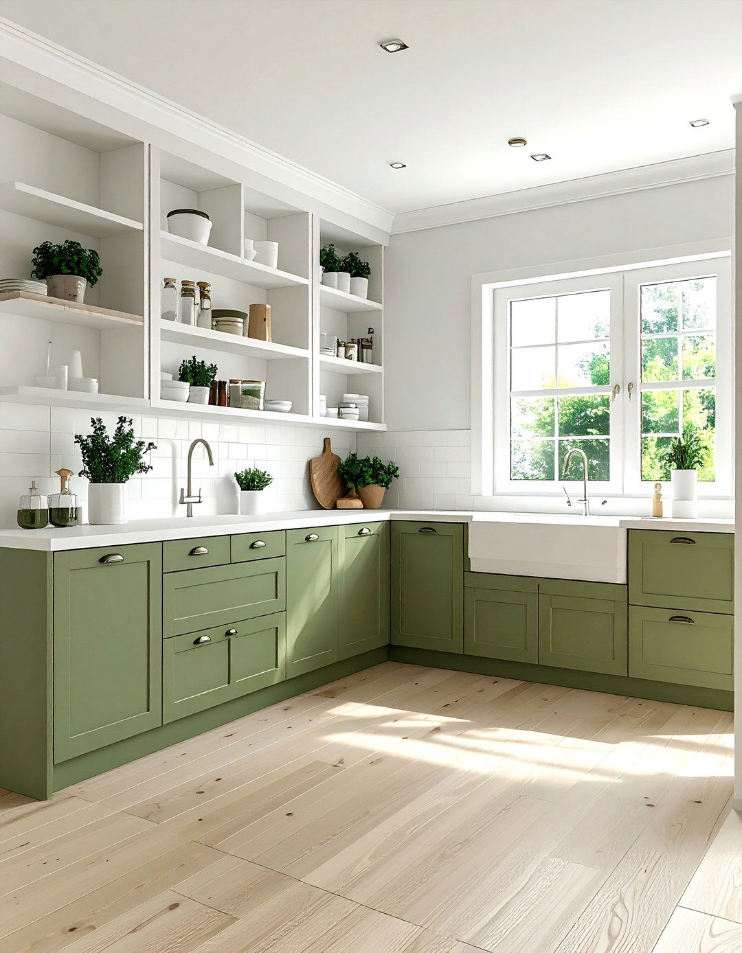 L Shaped Kitchenette - 30 studio kitchen ideas