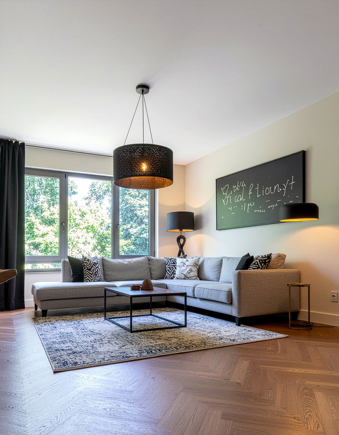 L Shaped Living Room Lighting - 30 L-shaped living room ideas