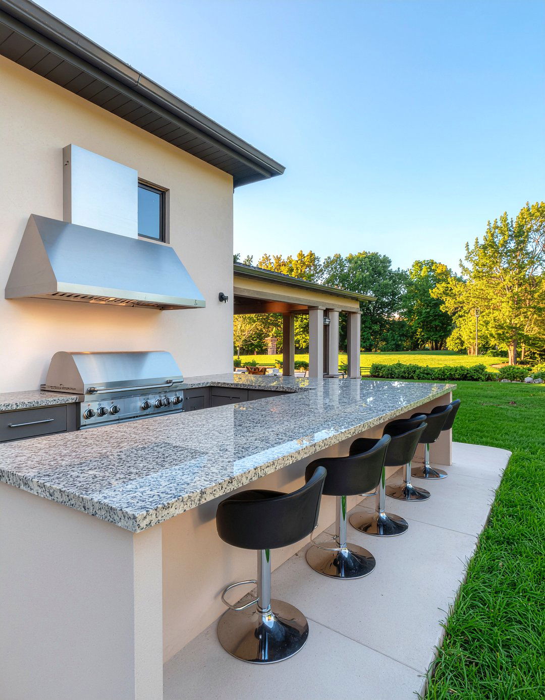 L Shaped Outdoor Kitchen Bar - 30 outdoor kitchen bar ideas