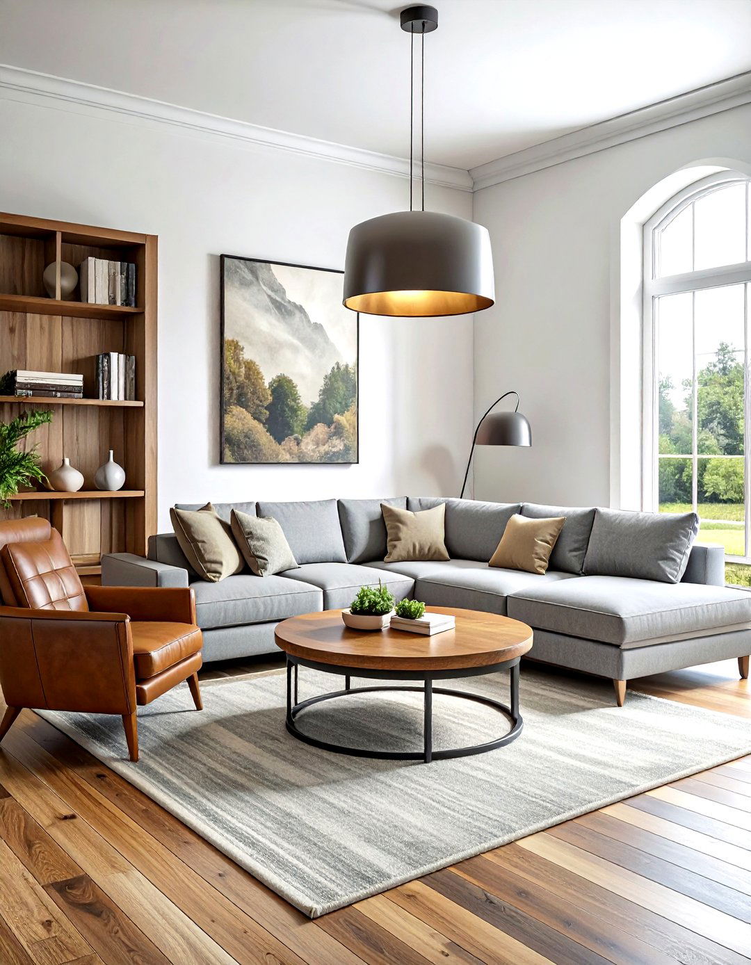 L Shaped Sectional Arrangement - 30 living room furniture settings