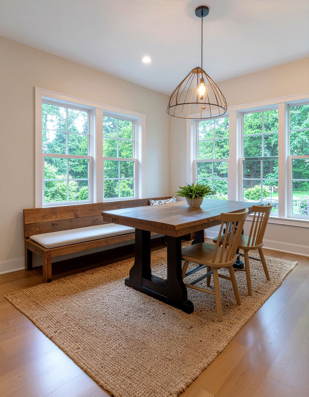 L shaped bench seating - 30 dining nook ideas