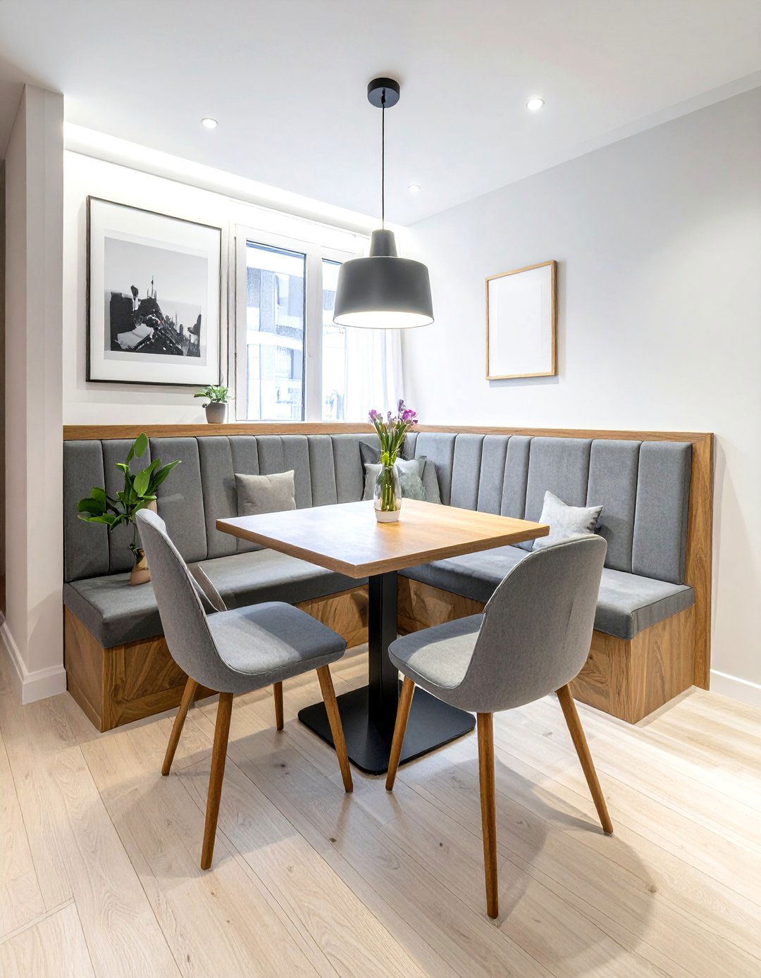 L shaped dining area arrangement - 30 dining room arrangement ideas