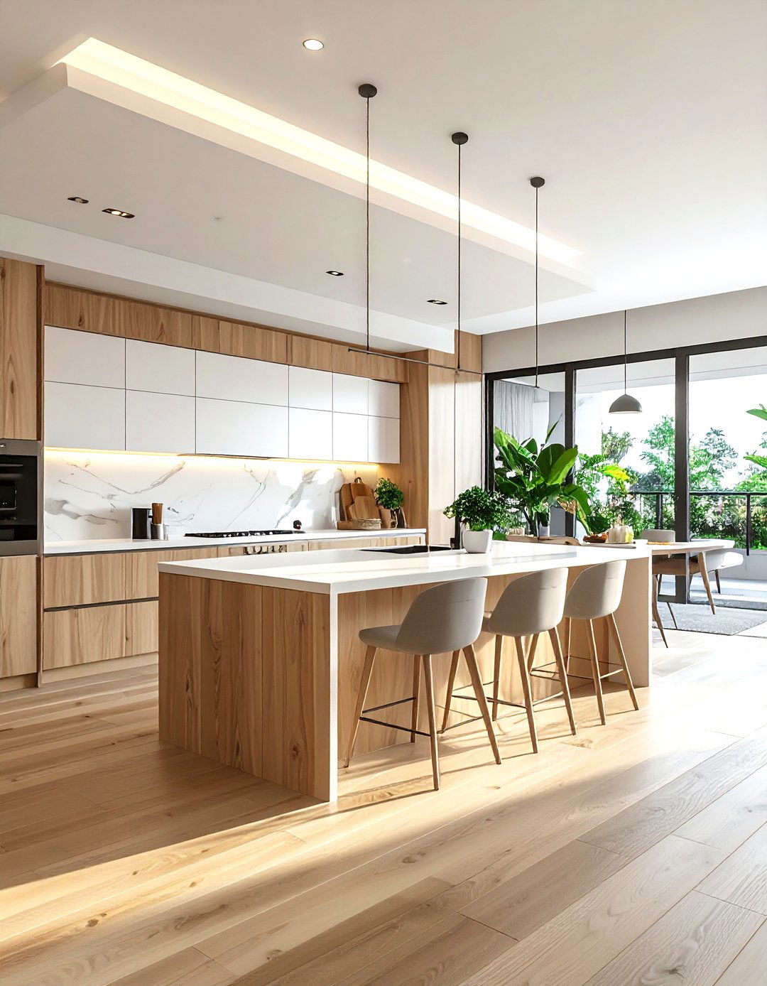 L shaped kitchen for open floor plan - 30 L-shaped kitchen ideas