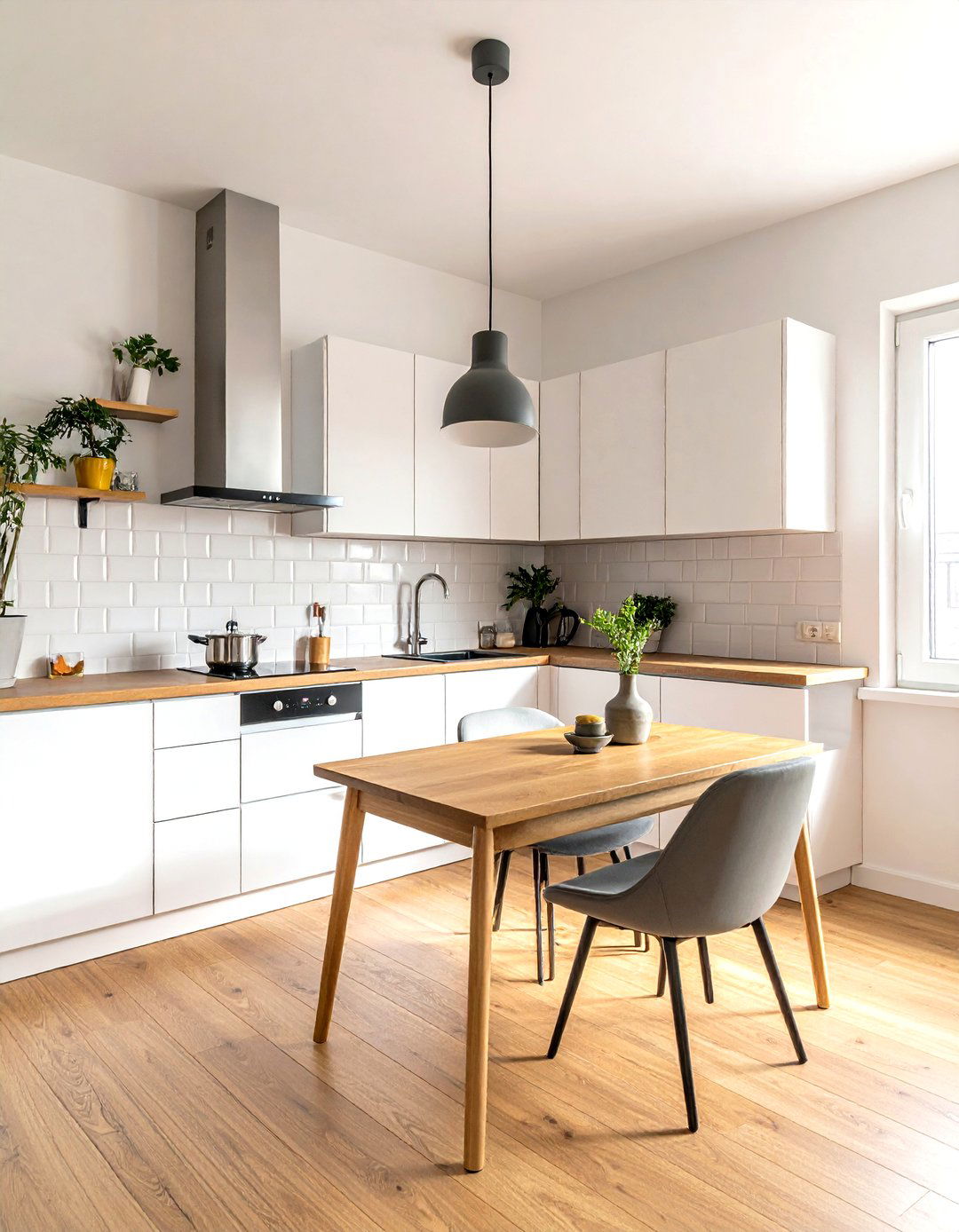 L shaped kitchen layout - 30 townhouse kitchen ideas