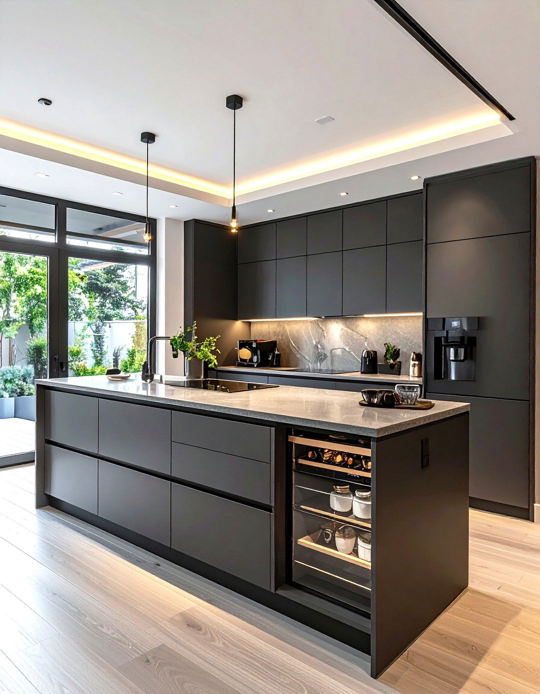 L shaped kitchen with walk in pantry - 30 L-shaped kitchen ideas