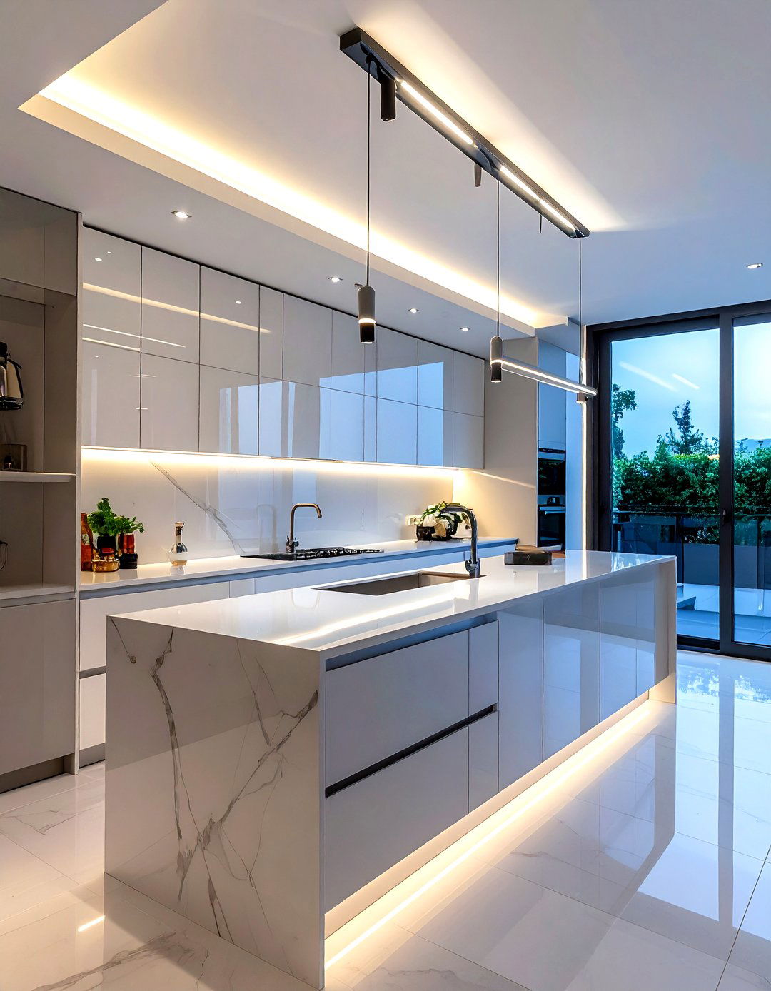 LED Track Lighting Kitchen - 30 track lighting kitchen ideas