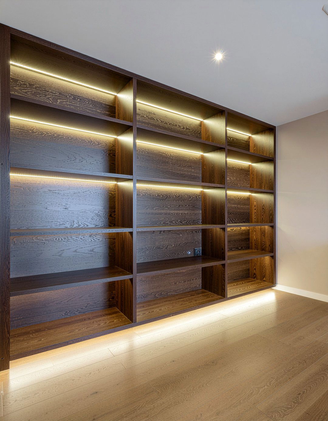 LED closet lighting - 30 bedroom reach-in closet ideas