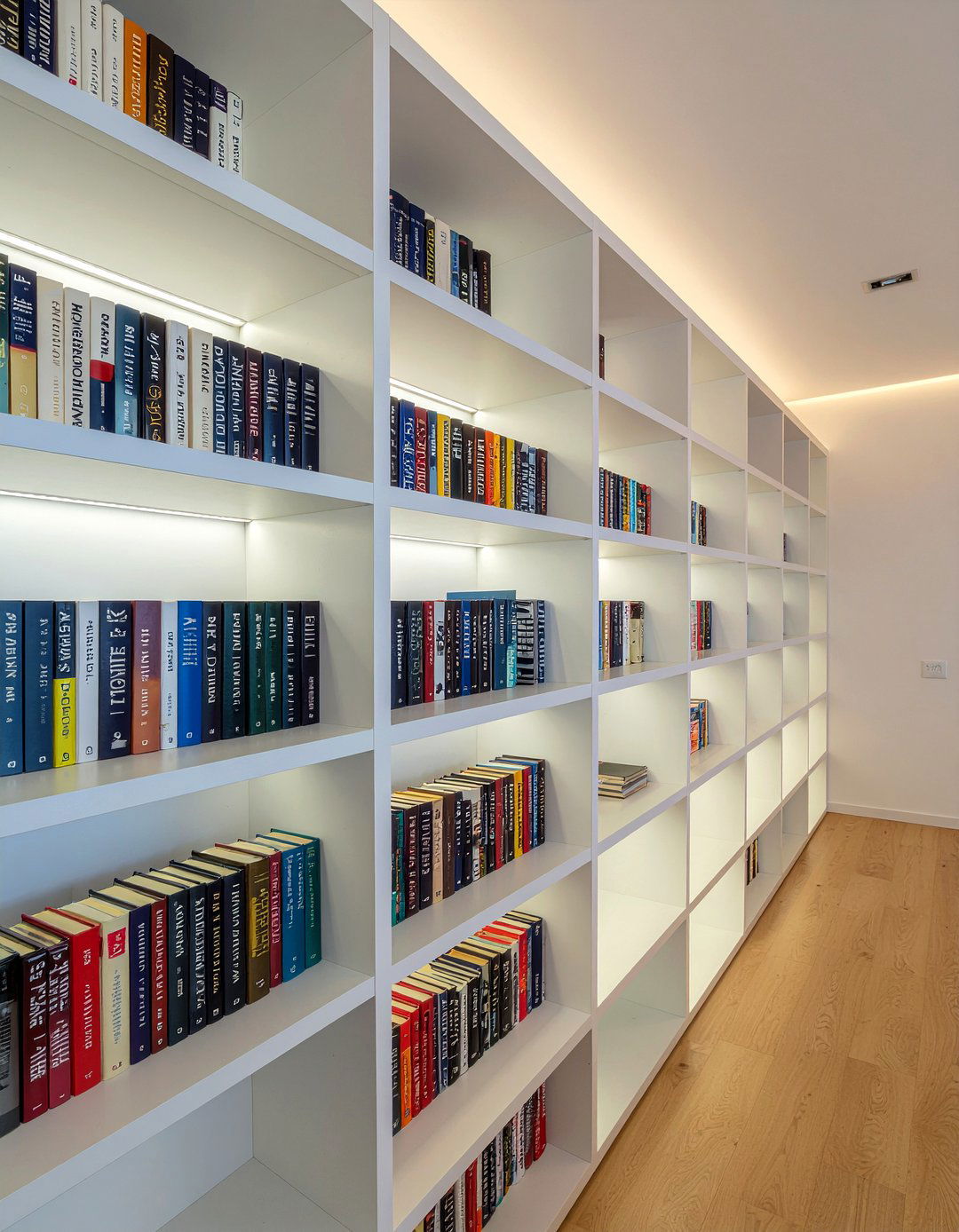 LED strip lighting for bookshelves - 30 living room light fixture placement