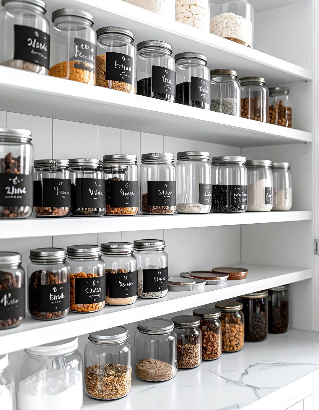 Labeling System For Pantry - 30 kitchen closet organization