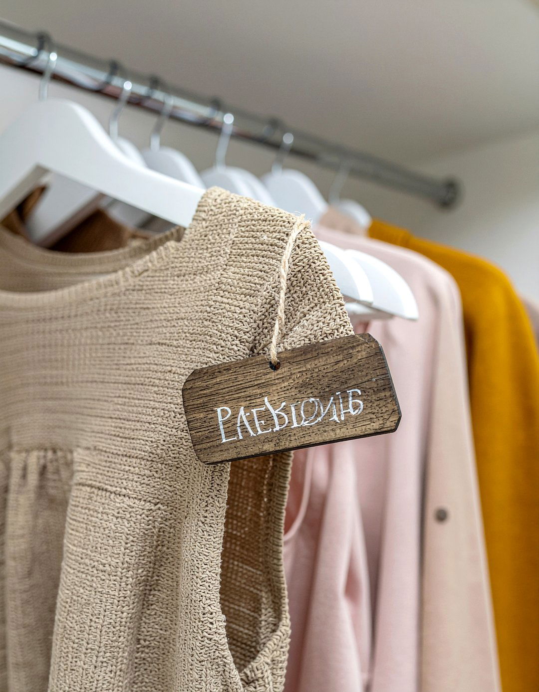 Labelled divider tags - 30 bedroom closet dividers