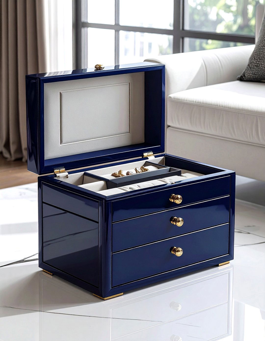 Lacquer Jewelry Box - 30 jewelry box ideas