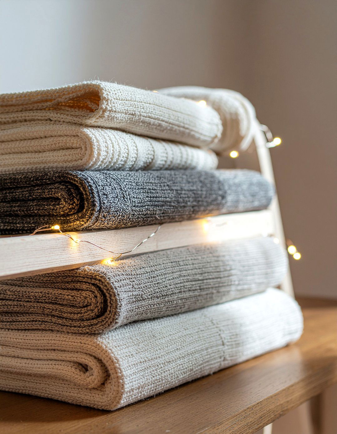 Ladder Blanket Rack - 30 upcycled bedroom ideas