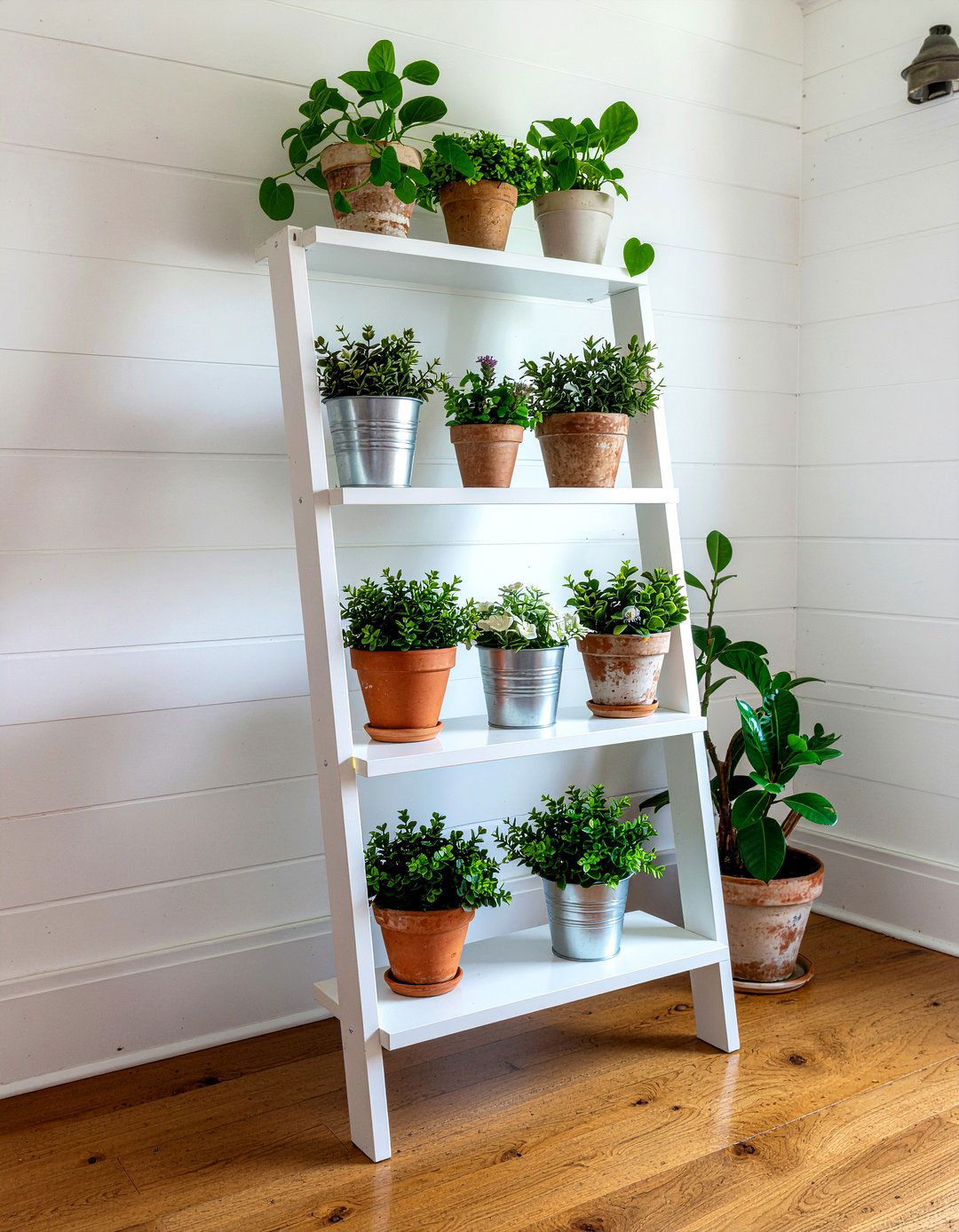 Ladder Plant Shelf - 30 living room planters