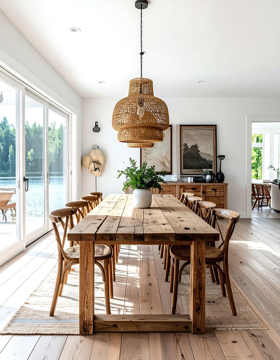 Lake house dining room - 30 lake house decor ideas