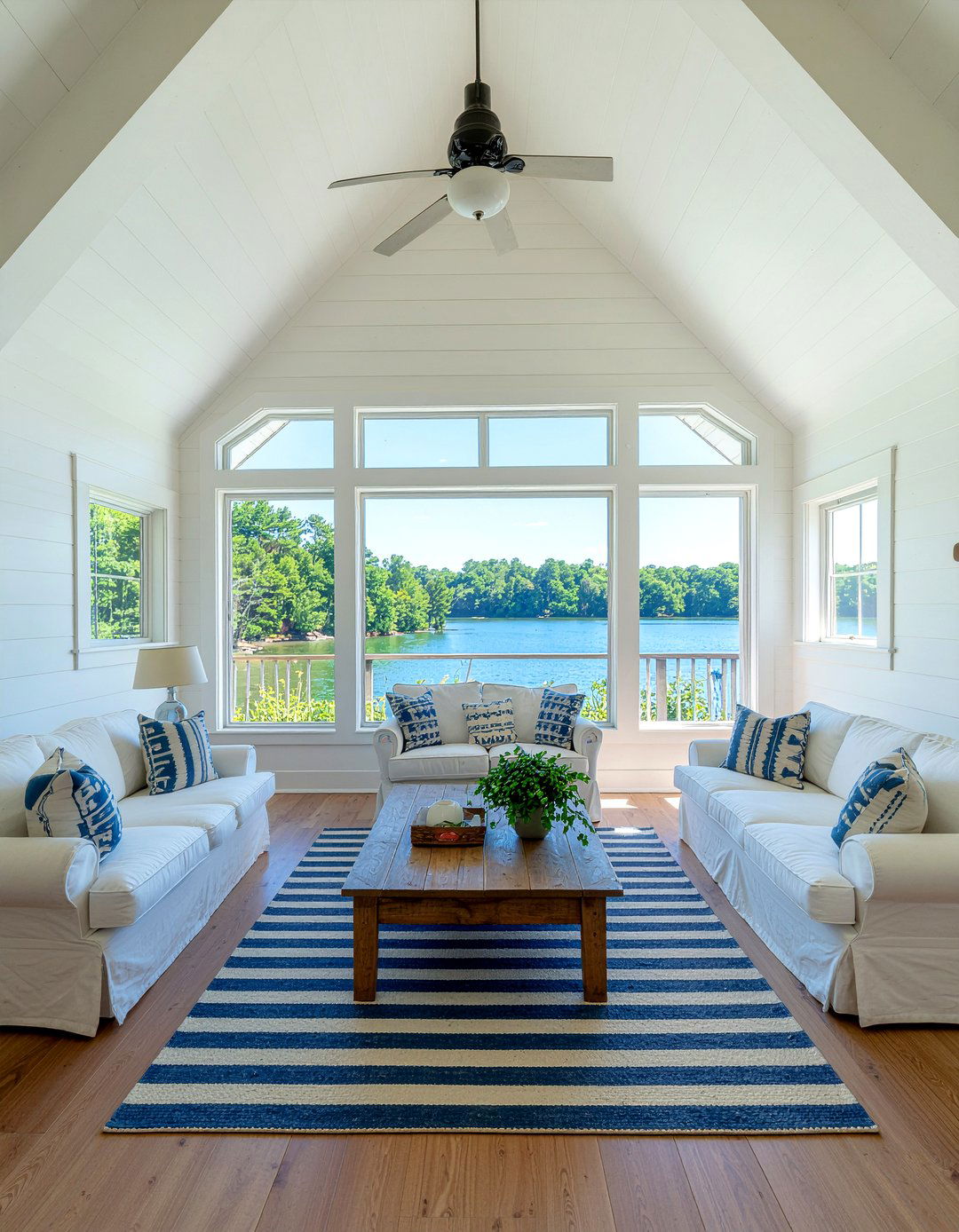 Lake house living room - 30 cottage living room ideas
