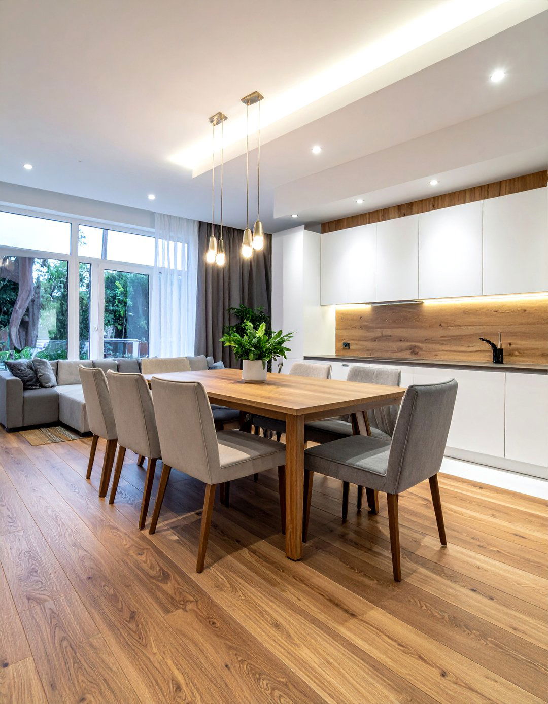 Laminate Wood Flooring - 30 dining room flooring ideas